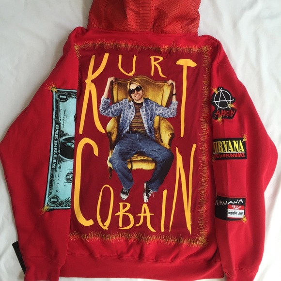 Deleted Minds Other - Kurt Cobain Nirvana Snakeskin Hoodie